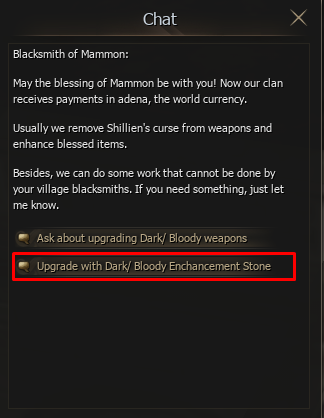 enchant armor r110 lineage 2 godarmor r110 enhanced dark