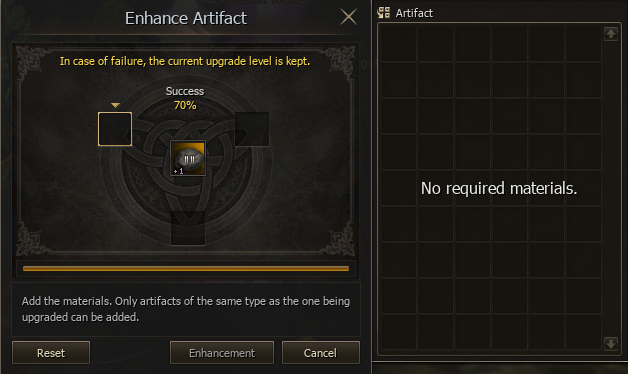 artifact system