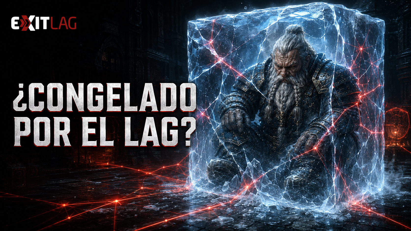 Enano congelado por el lag usando ExitLag para Lineage 2